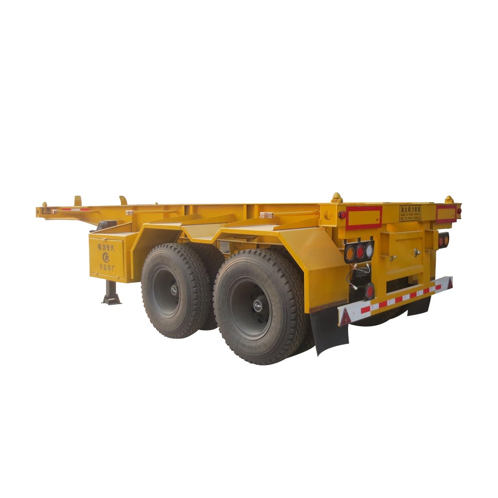 2-assige ISO 20 voet skeletcontaineroplegger