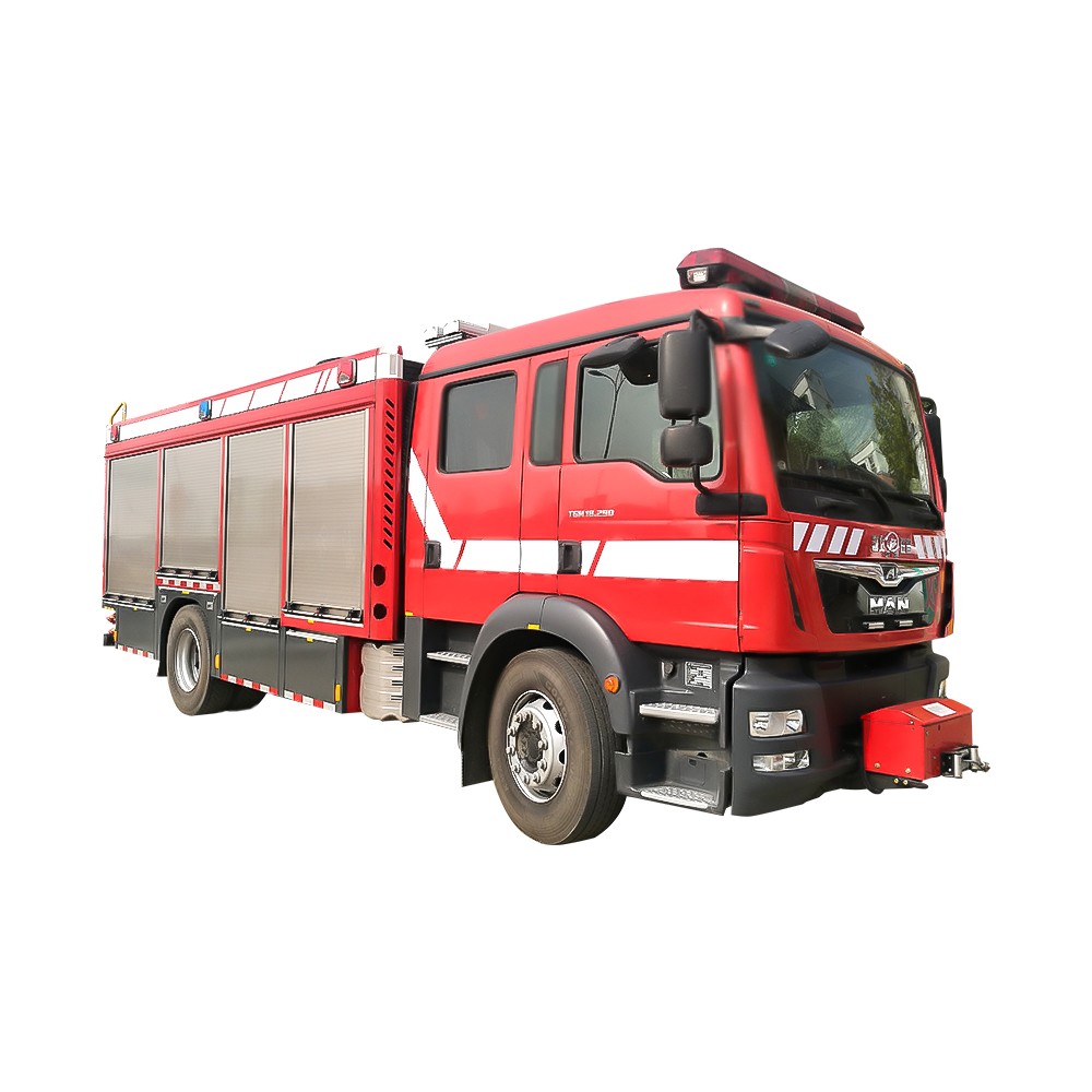 Brandweerwagen met 6 wielen en 12 Cbm